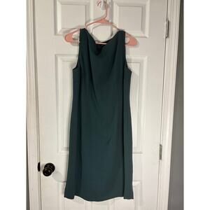 Yansi Fugel Green Sleeveless Dress Size 14